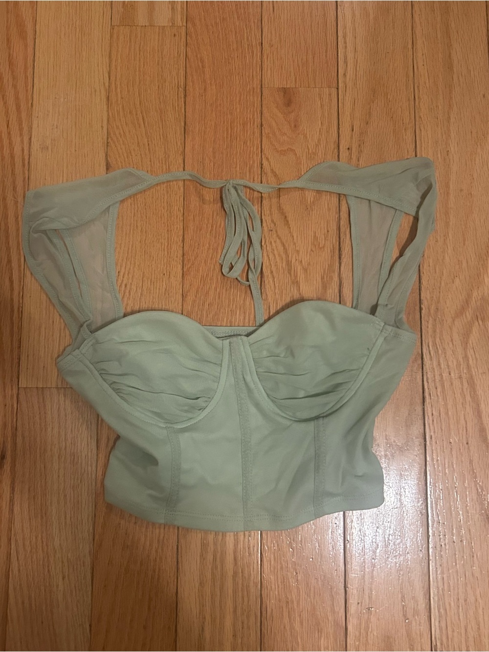 Green blouse